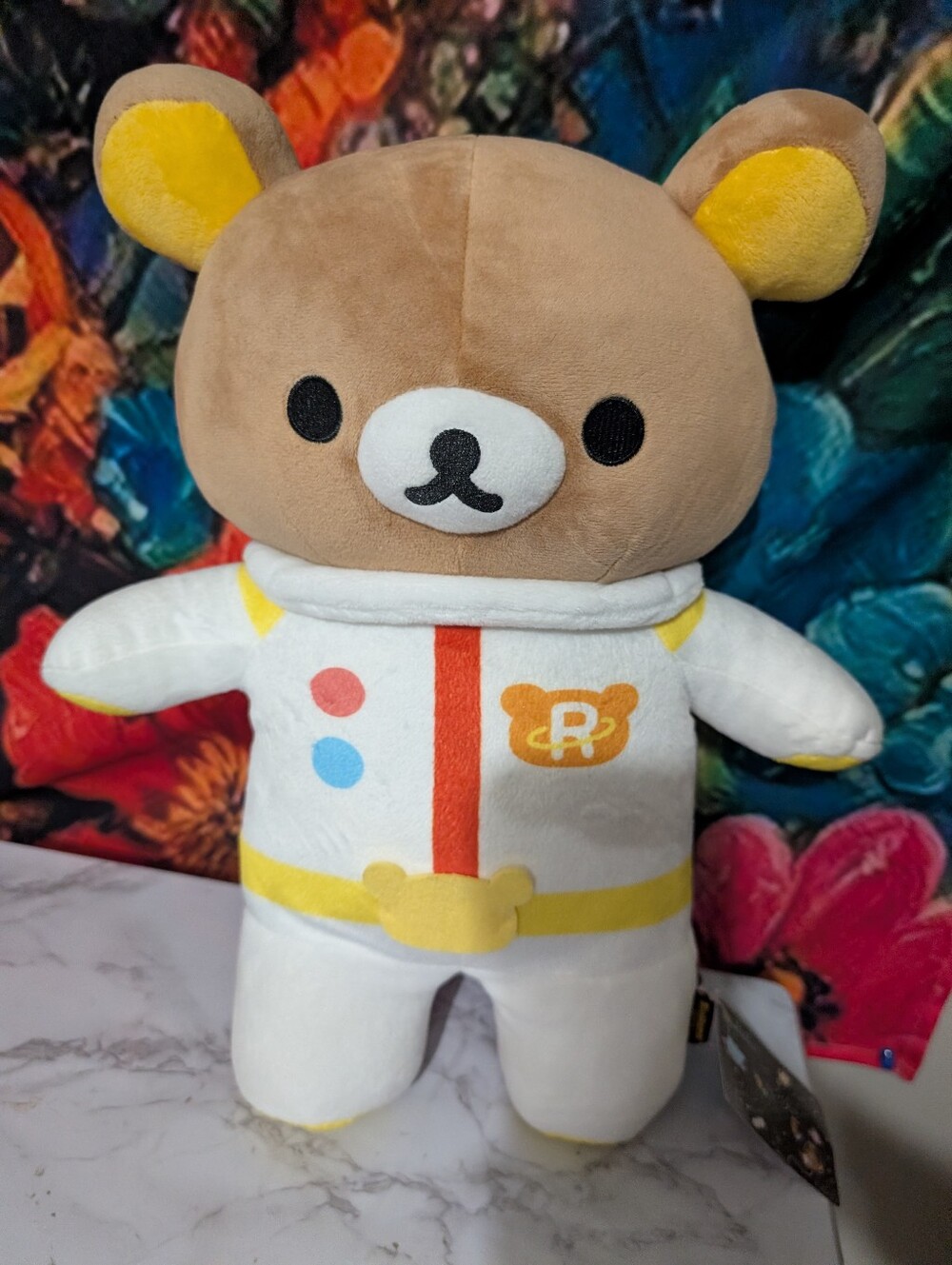 Rilakkuma Brown and White Plush Toy - Cozy Character Plush for Kids
